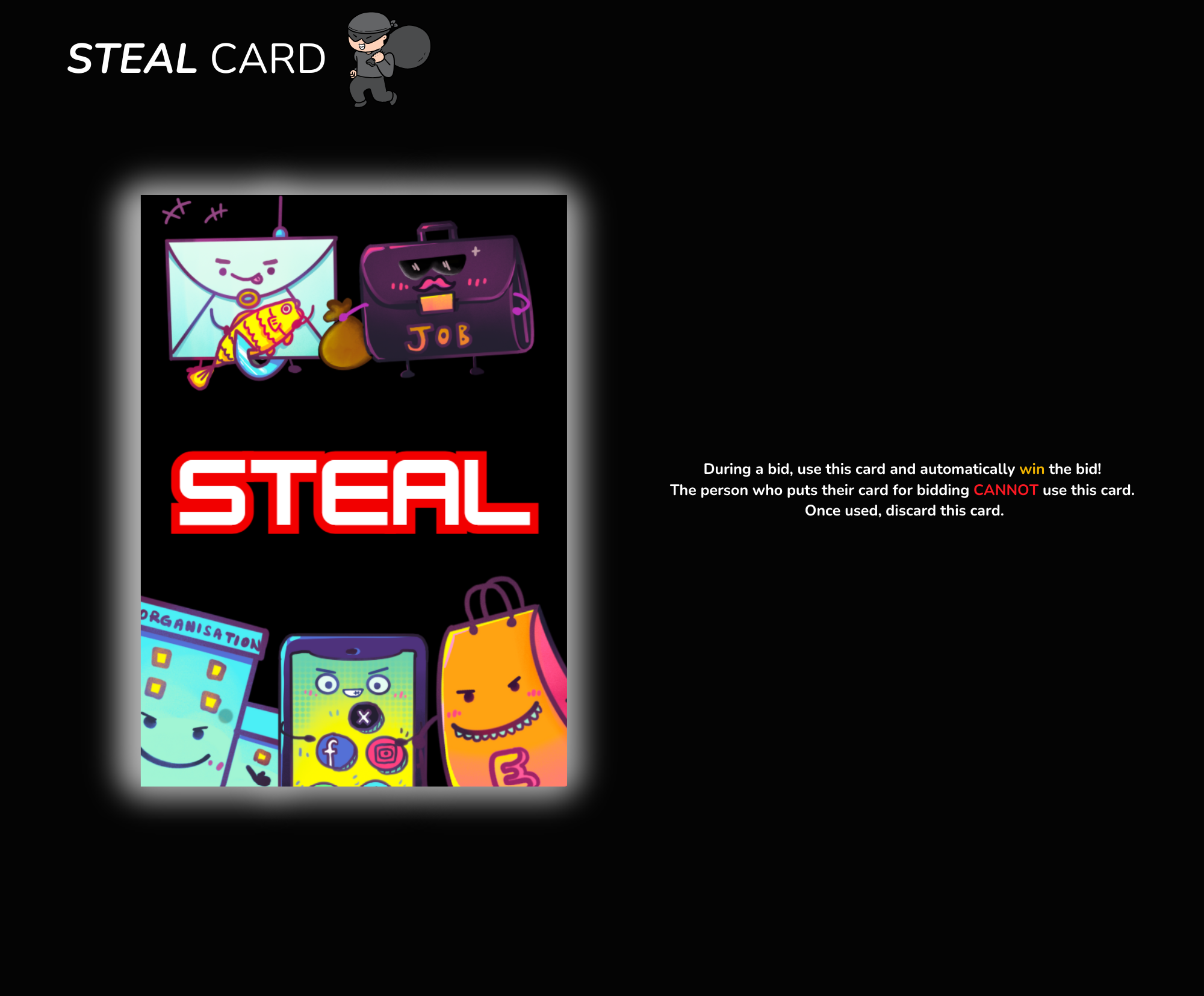 Steal cards